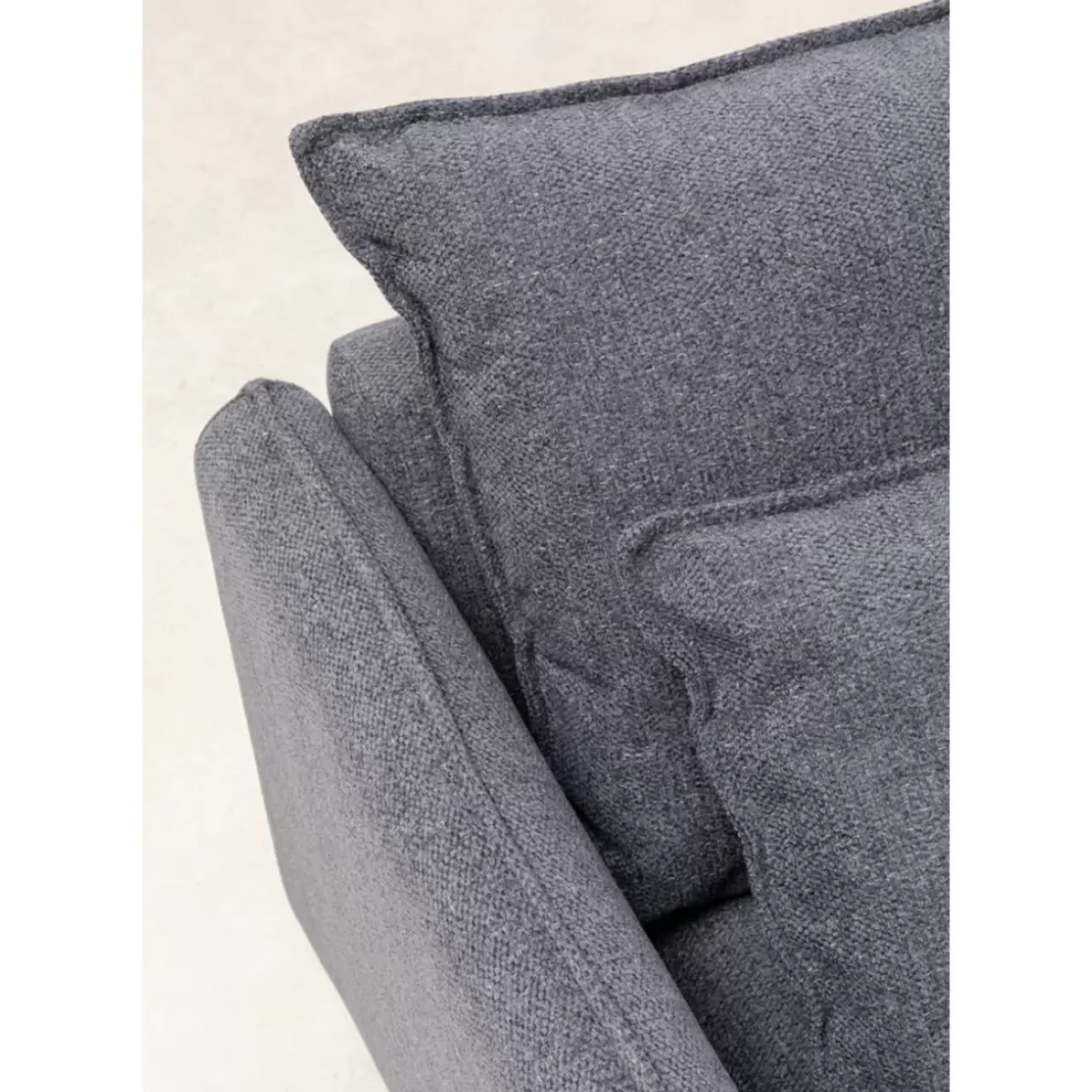 Sofas & Couches-KARE Design Ecksofa Monza Rechts Grau 296Cm