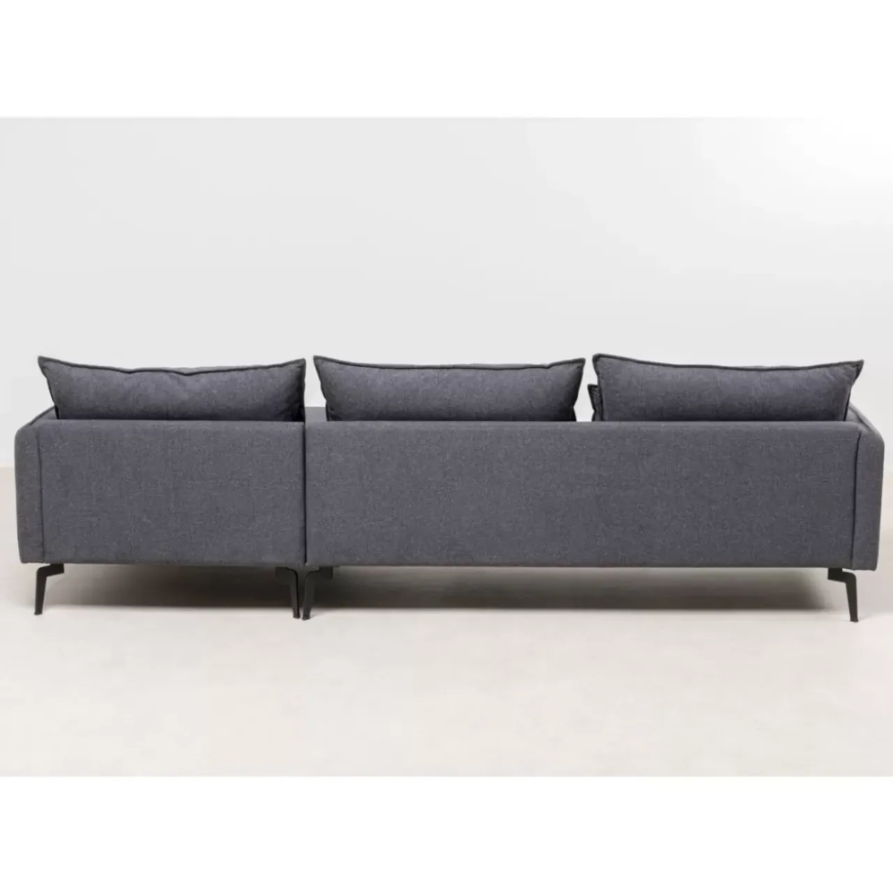 Sofas & Couches-KARE Design Ecksofa Monza Rechts Grau 296Cm