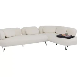 Sofas & Couches-KARE Design Ecksofa Peppo Weis