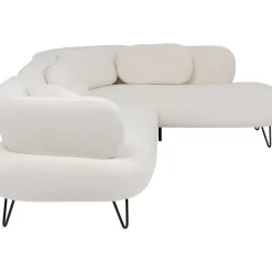 Sofas & Couches-KARE Design Ecksofa Peppo Weis