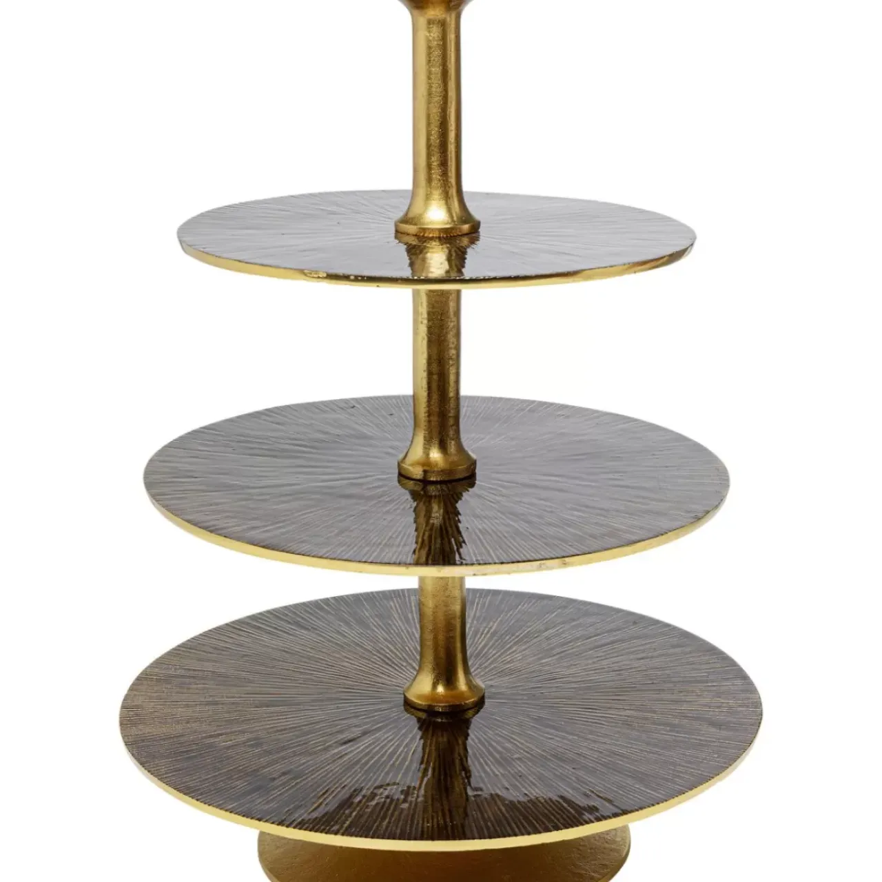Geschirr & Tischaccessoires-KARE Design Etagere Lovely Brass 56Cm
