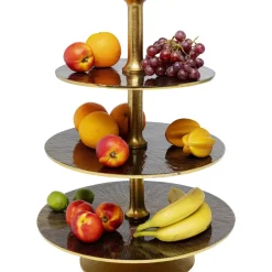 Geschirr & Tischaccessoires-KARE Design Etagere Lovely Brass 56Cm