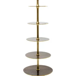 Geschirr & Tischaccessoires-KARE Design Etagere Lovely Brass 162Cm