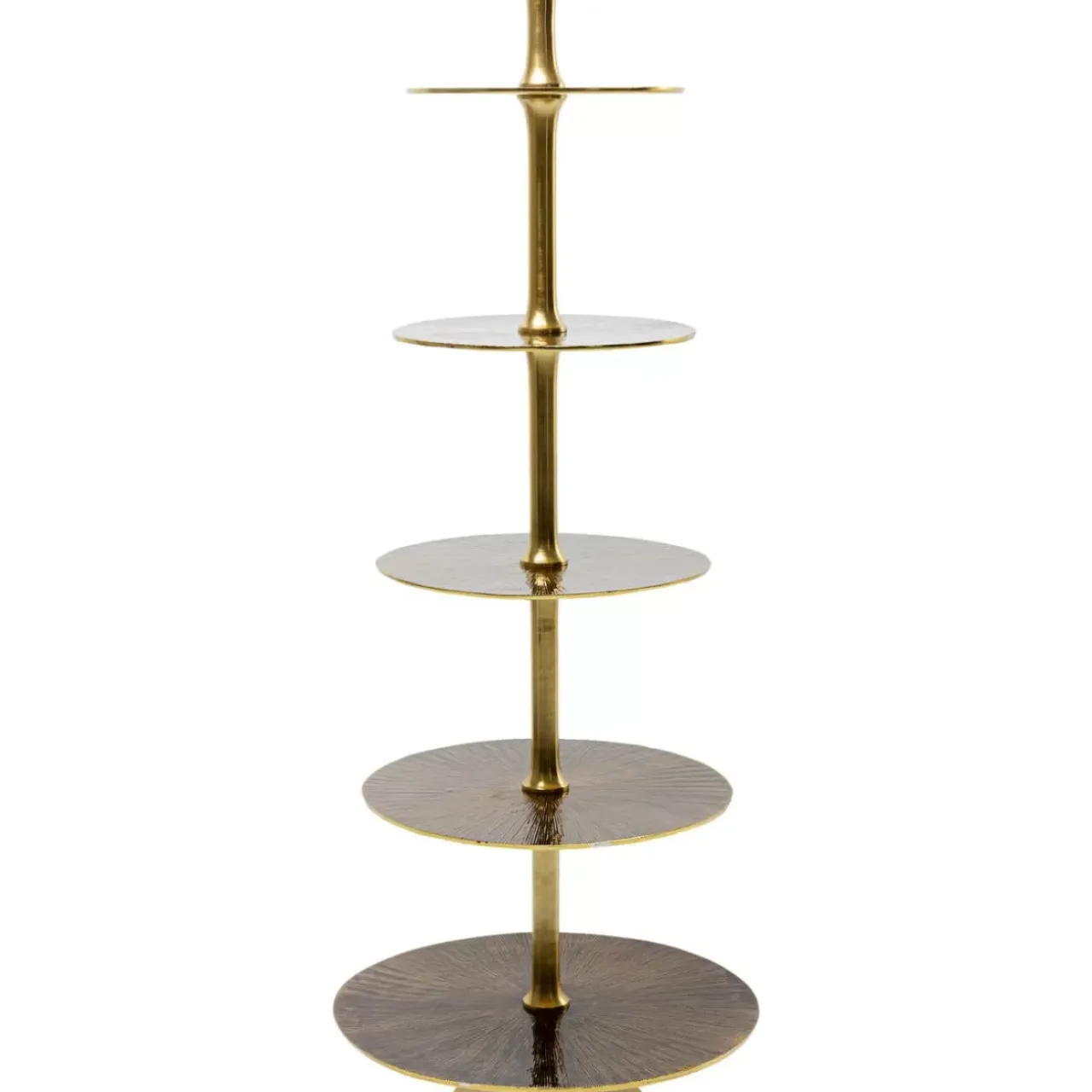 Geschirr & Tischaccessoires-KARE Design Etagere Lovely Brass 162Cm