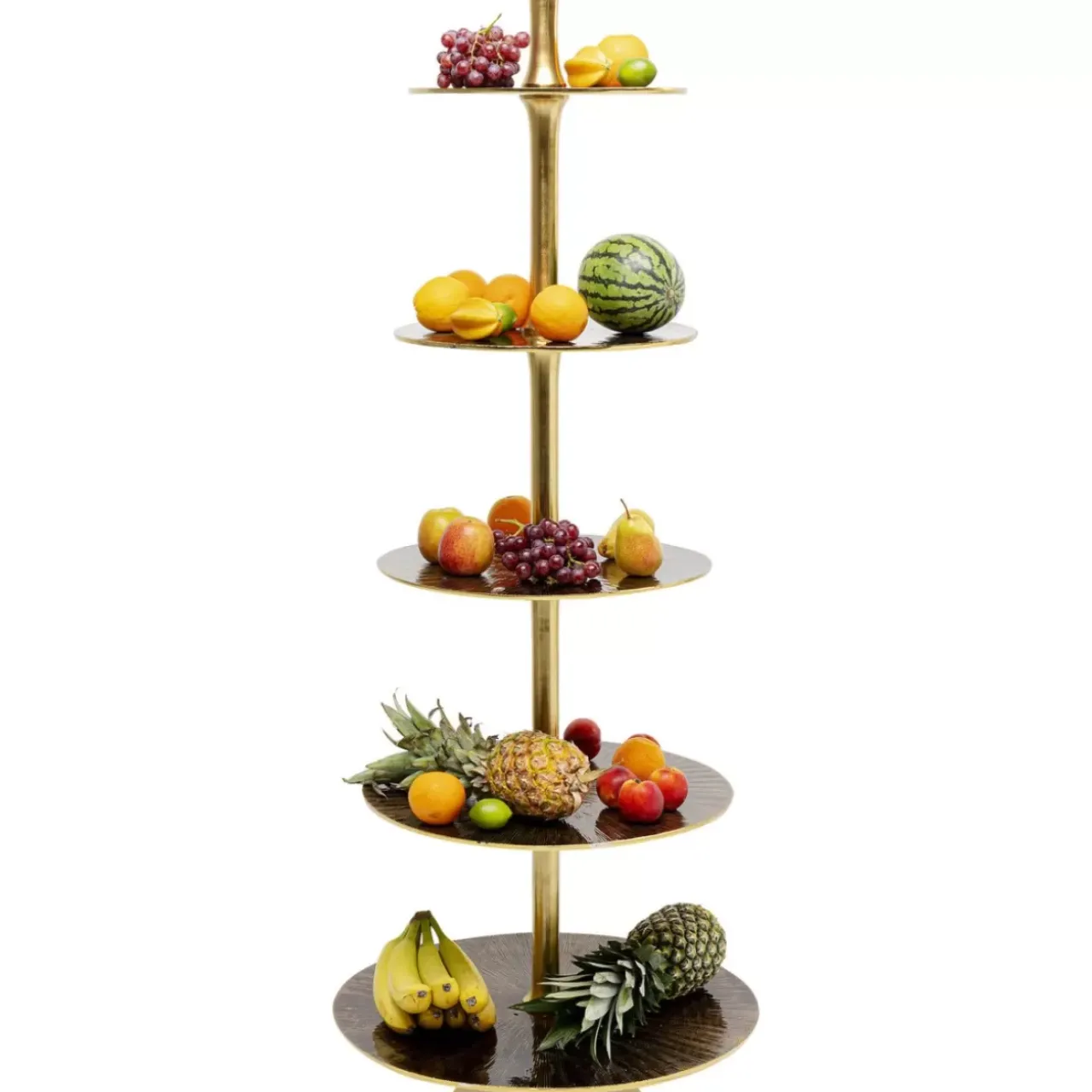 Geschirr & Tischaccessoires-KARE Design Etagere Lovely Brass 162Cm