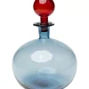 Aufbewahrung & Ordnung-KARE Design Flasche Honeymoon Lid Blau 25