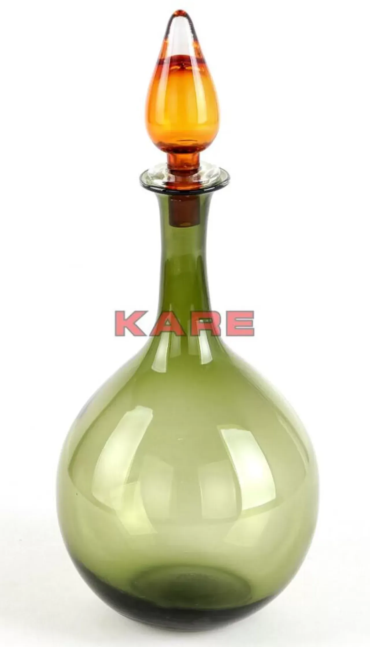 Aufbewahrung & Ordnung-KARE Design Flasche Honeymoon Lid Grun 38