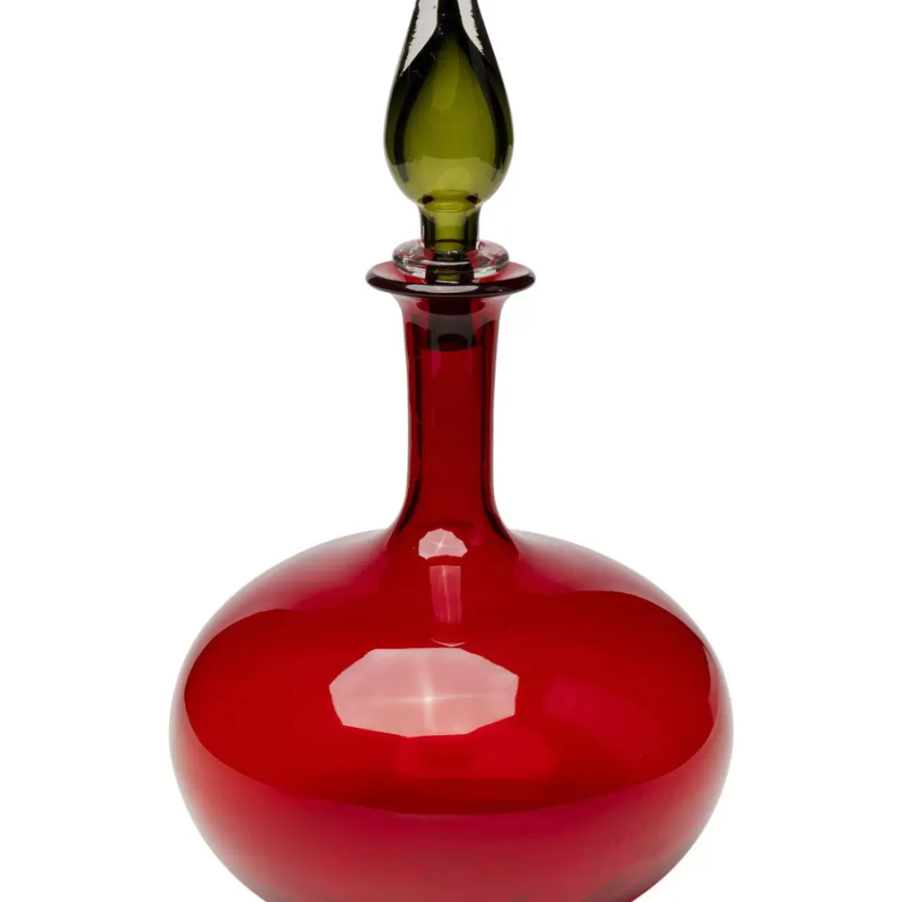 Aufbewahrung & Ordnung-KARE Design Flasche Honeymoon Lid Rot 33