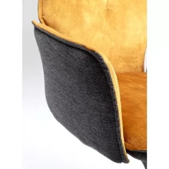 Stühle-KARE Design Freischwinger Brego Senf