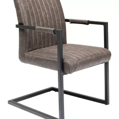 Stühle-KARE Design Freischwinger Thamos Braun