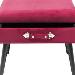 Stühle-KARE Design Fushocker Drawer Rot