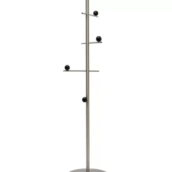 Kleinmöbel & Sonstiges-KARE Design Garderobenstander Balance Chrom 174Cm