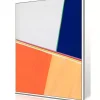 Bilder-KARE Design Gerahmtes Bild Abstract Shapes Multi 73X103Cm
