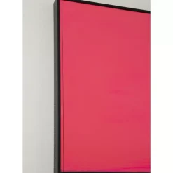 Bilder-KARE Design Gerahmtes Bild Abstract Shapes Pink 73X143Cm