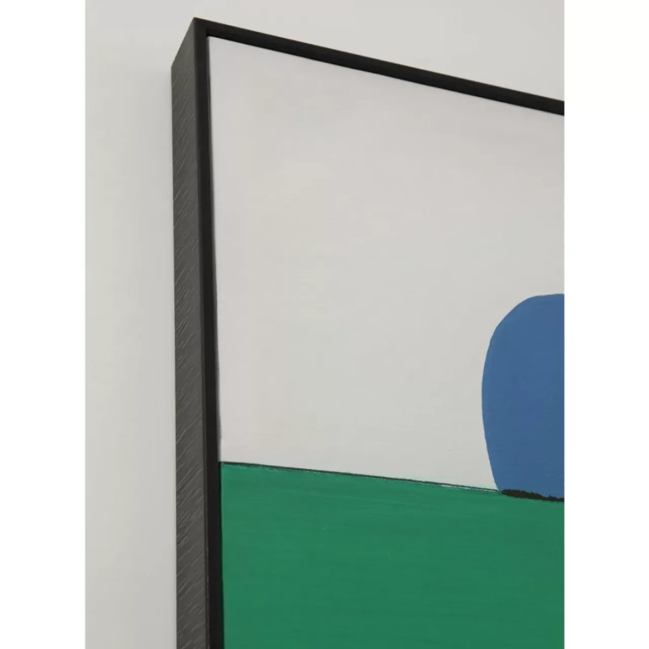 Bilder-KARE Design Gerahmtes Bild Abstract Shapes Grun 73X143Cm