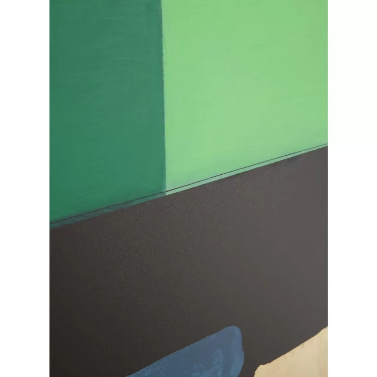 Bilder-KARE Design Gerahmtes Bild Abstract Shapes Grun 73X143Cm