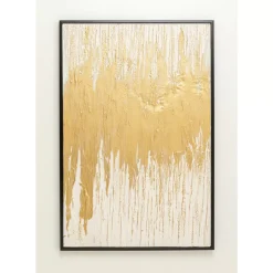 Bilder-KARE Design Gerahmtes Bild Abstract Weis 80X120Cm
