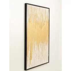 Bilder-KARE Design Gerahmtes Bild Abstract Weis 80X120Cm