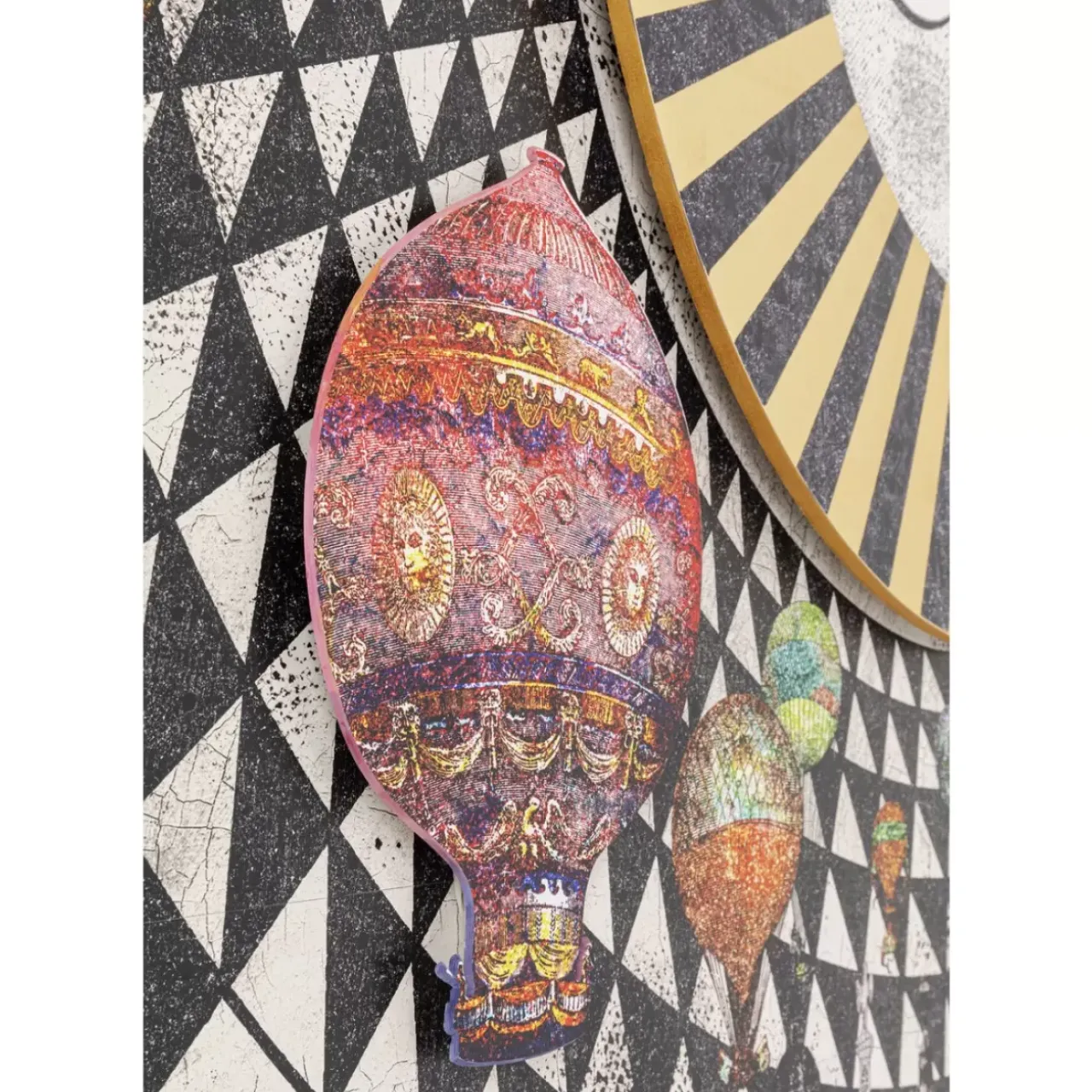 Bilder-KARE Design Gerahmtes Bild Balloons 160X260Cm