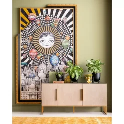 Bilder-KARE Design Gerahmtes Bild Balloons 160X260Cm