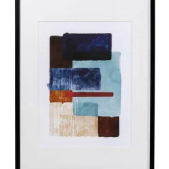 Bilder-KARE Design Gerahmtes Bild Box Back Blau 60X80Cm