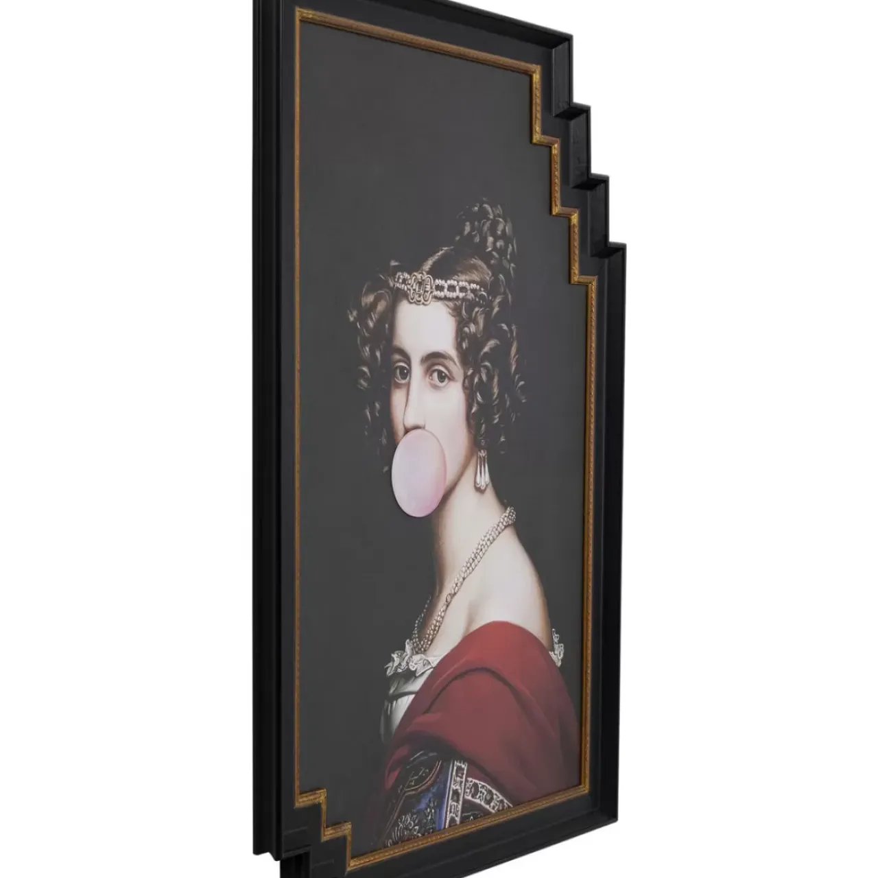 Bilder-KARE Design Gerahmtes Bild Bubble Gum 80X120Cm