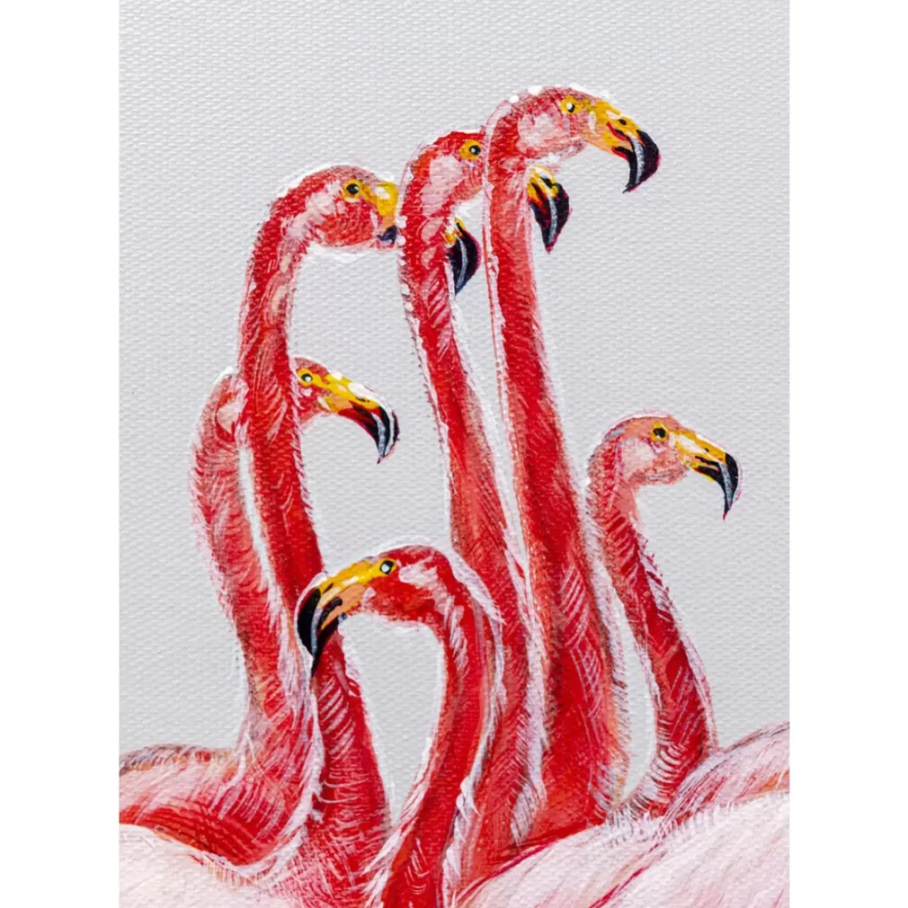 Bilder-KARE Design Gerahmtes Bild Dating Flamingos 100X120Cm