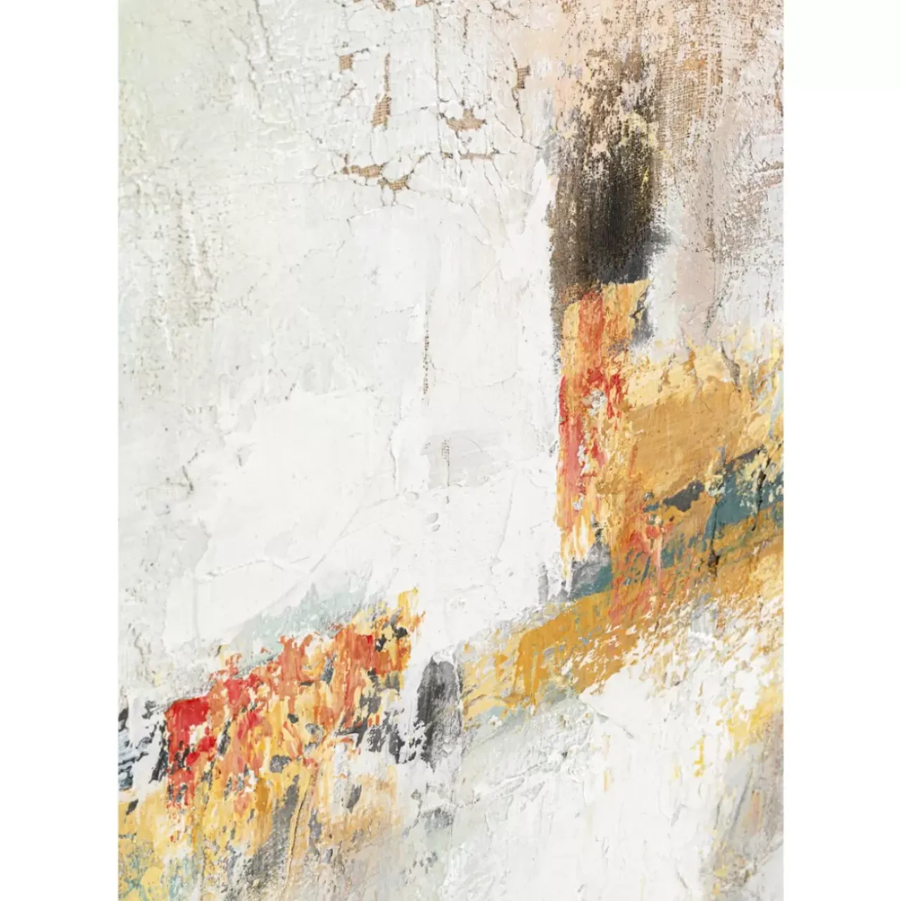 Bilder-KARE Design Gerahmtes Bild Dust Gold 120X120Cm