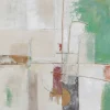 Bilder-KARE Design Gerahmtes Bild Dust Grun 120X120Cm