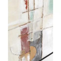 Bilder-KARE Design Gerahmtes Bild Dust Grun 120X120Cm