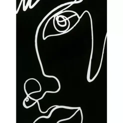 Bilder-KARE Design Gerahmtes Bild Faccia Arte Drawing 150X100Cm
