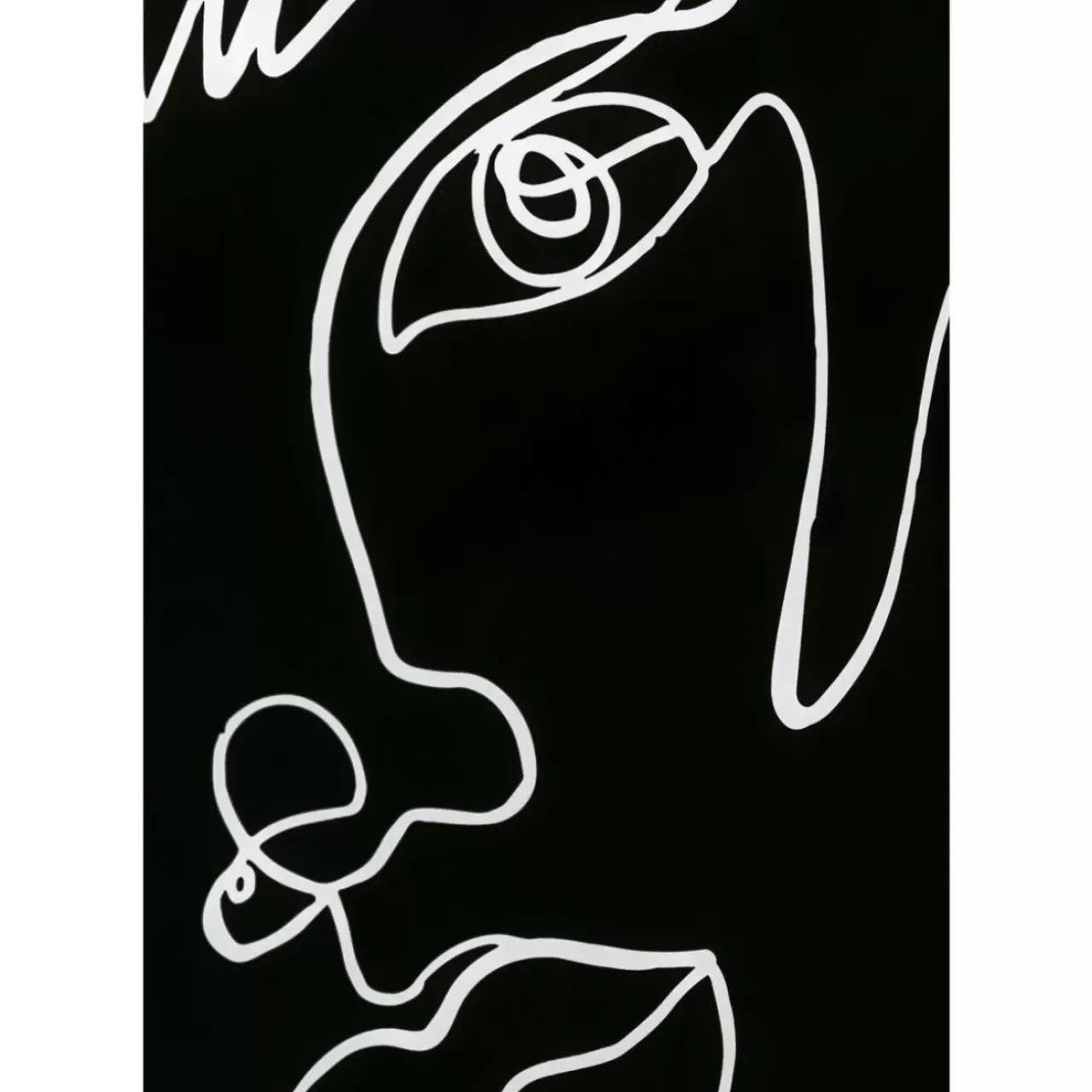 Bilder-KARE Design Gerahmtes Bild Faccia Arte Drawing 150X100Cm