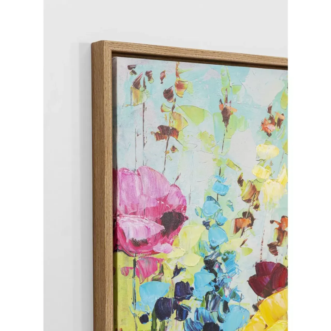 Bilder-KARE Design Gerahmtes Bild Flowery Meadow 100X100Cm