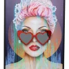 Bilder-KARE Design Gerahmtes Bild Heart Glasses 80X100Cm