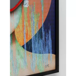 Bilder-KARE Design Gerahmtes Bild Heart Glasses 80X100Cm