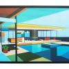 Bilder-KARE Design Gerahmtes Bild Modern Architecture 100X80Cm