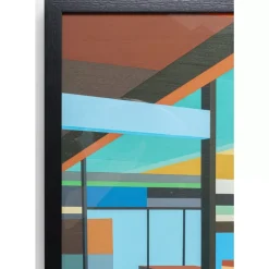 Bilder-KARE Design Gerahmtes Bild Modern Architecture 100X80Cm