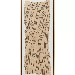 Bilder-KARE Design Gerahmtes Bild Native Lines 50X150Cm