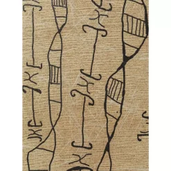 Bilder-KARE Design Gerahmtes Bild Native Spirals 50X150Cm