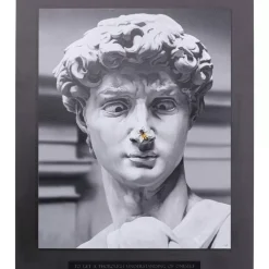 Bilder-KARE Design Gerahmtes Bild Statue 100X125Cm