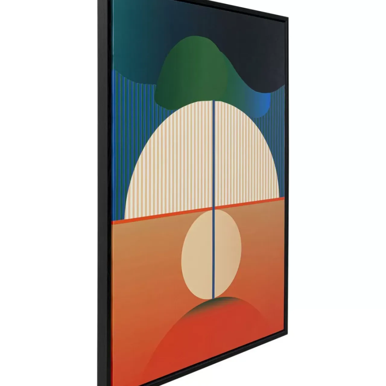 Bilder-KARE Design Gerahmtes Bild Sunrise 75X100Cm