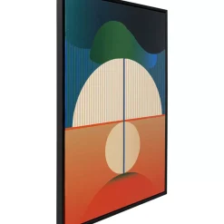 Bilder-KARE Design Gerahmtes Bild Sunset 75X100Cm