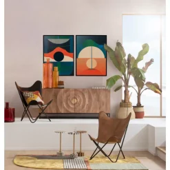 Bilder-KARE Design Gerahmtes Bild Sunset 75X100Cm