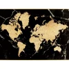 Bilder-KARE Design Gerahmtes Bild World Map 150X100Cm