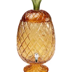 Geschirr & Tischaccessoires-KARE Design Getrankespender Pineapple Amber (2/Tlg.)