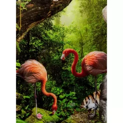 Bilder-KARE Design Glasbild Animal Paradise 150X100Cm