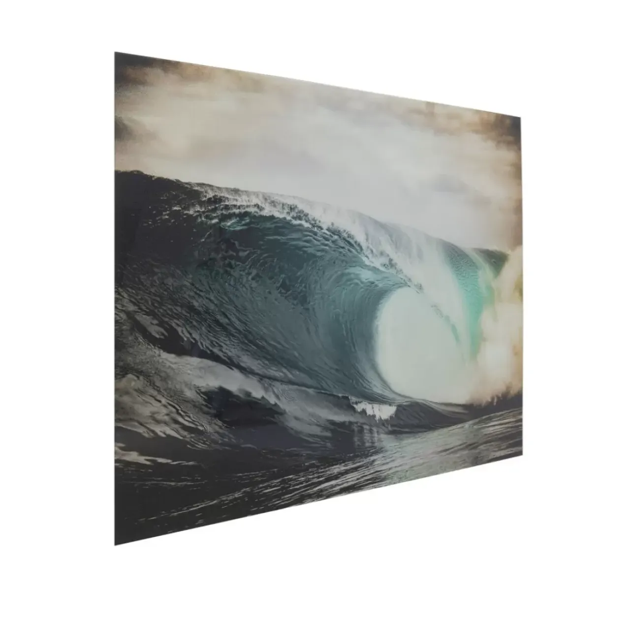 Bilder-KARE Design Glasbild Big Wave 180X120Cm