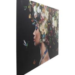 Bilder-KARE Design Glasbild Bunch Of Flowers 150X100Cm