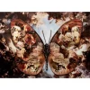 Bilder-KARE Design Glasbild Butterfly 150X100Cm