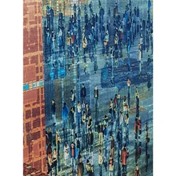 Bilder-KARE Design Glasbild 3D Future City 150X100Cm